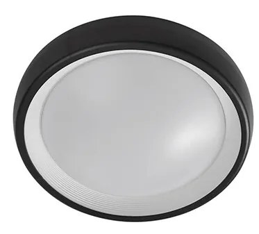 Lindby - Niniel Round LED Plafoniera da Esterno Black/White Lindby