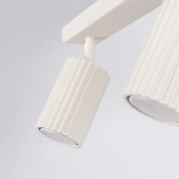 Sollux SL.1599 - Faretto KARBON 2xGU10/10W/230V color crema