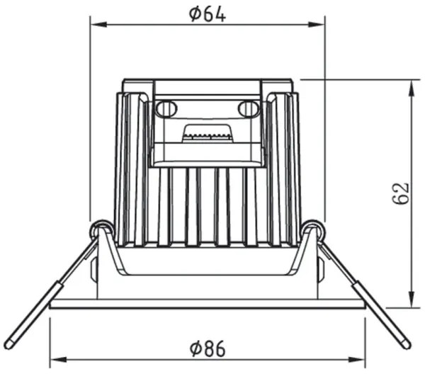 Philips - SET 3x LED Lampada da bagno dimmerabile ABROS LED/9W/230V IP44
