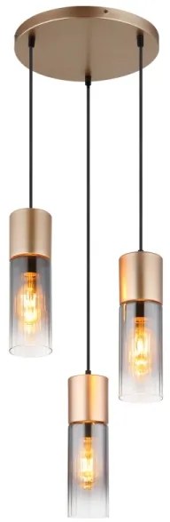 Globo 21000-3HCA - Lampadario a sospensione con cavo ANNIKA 3xE27/25W/230V Ø 30 cm