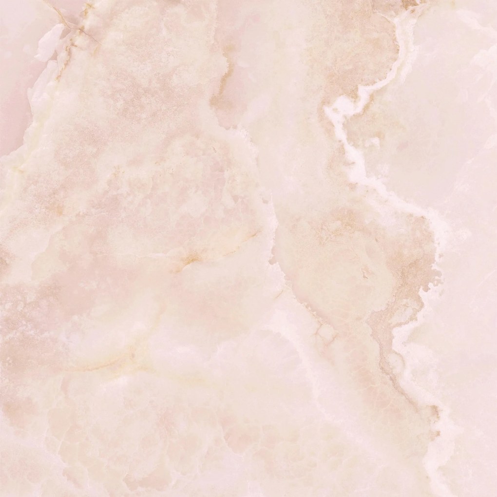 Piastrella in gres porcellanato effetto marmo onice rosa pregiato lucido 120x120 - EI6010