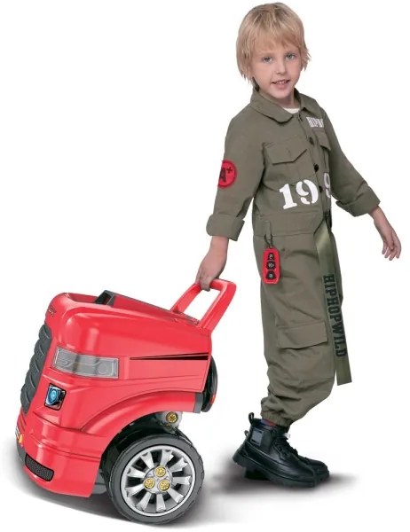 Autofficina per bambini 3xAAA + 1xCR2025 rosso