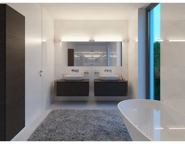 LED2 - Applique da bagno a LED TONDA LED/12W/230V IP44 3000K/4000K