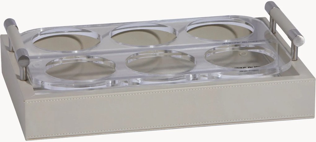 Vassoio in similpelle Waves