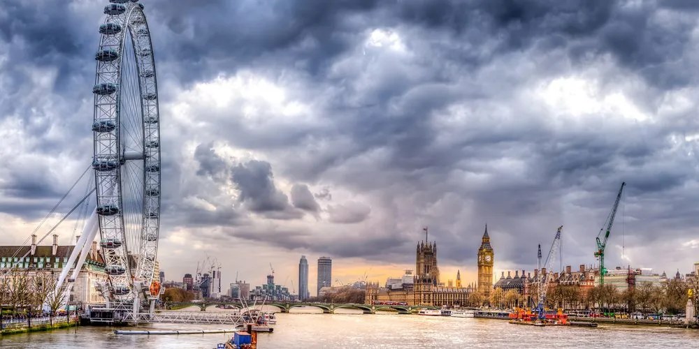 Quadro su tela – Londra unica e il fiume Tamigi