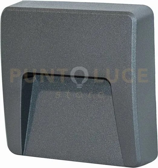 Extra segnapasso esterno 1 luce grigio antracite ip65 led cct 3000/...