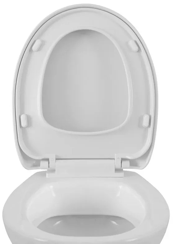 Copriwater avvolgente originale serie Clara in abs bianco