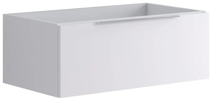 Mobile da bagno sotto lavabo Brera bianco opaco L 79.5 x H 30 x P 45.5 cm 1 cassetto, lavabo non incluso
