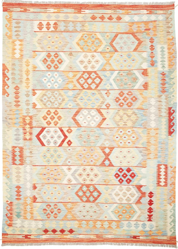 Kilim Tappeto 170x240 (Afghanistan) Tessuto A Mano