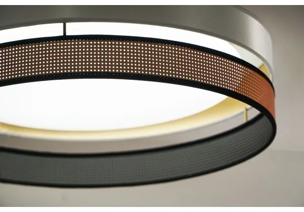 Duolla- Plafoniera LED ROLLER DUO SHINY LED/24W/230V diametro 45 cm bianco/rame