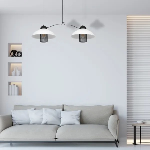 Lampadario a sospensione con filo BJORN 2xE27/60W/230V