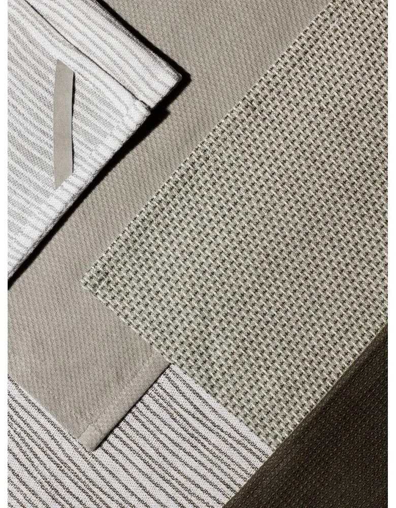 Set di 2 strofinacci in cotone bianco Pattern, 50 x 70 cm - Blomus