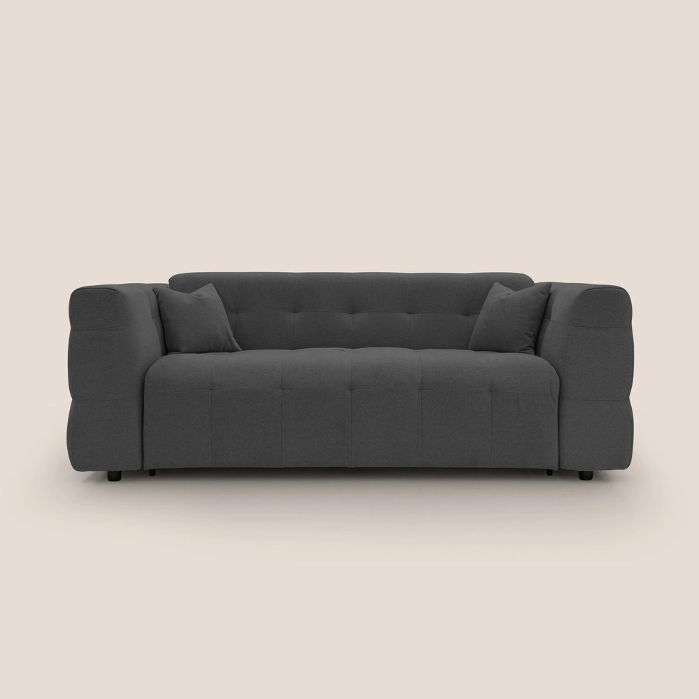 Tender Divano letto matrimoniale dal design innovativo in tessuto bouclet impermeabile T07