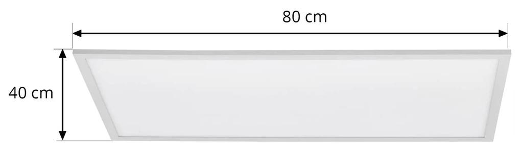 Pannello LED Lindby Lamin, bianco, 80 x 40 cm