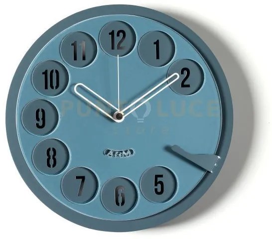 Orologio vintage call me petrolio,blu oltremare