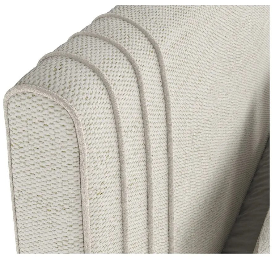 Letto matrimoniale imbottito beige con contenitore 180x200 cm Musca - Maison de Rêve