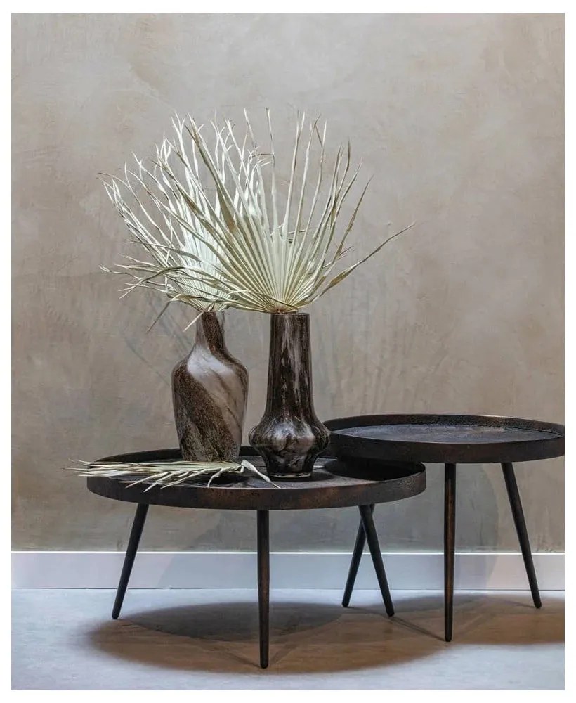 Tavolino da salotto rotondo nero ø 58 cm Bounds – WOOOD