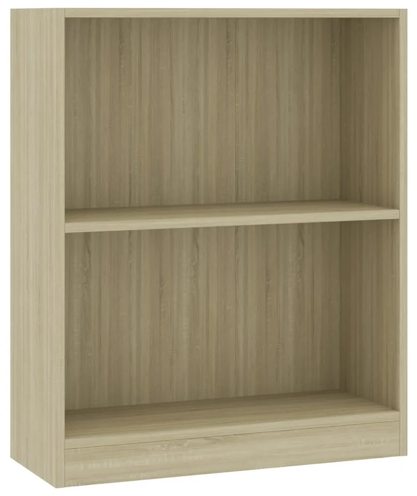 Libreria Rovere Sonoma 60x24x76 cm in Legno Multistrato