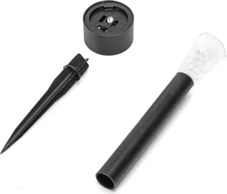 Aigostar - Lampada solare LED LED/0,006W/1,2V 29,5 cm nero 6500K IP44