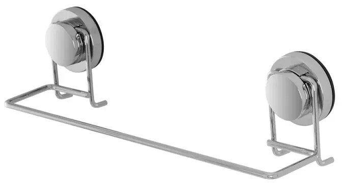 Porta asciugamani a muro da 35 cm in acciaio cromo con ventosa Dinamik
