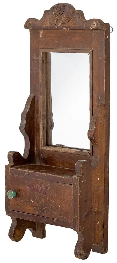 Specchio da parete con cornice in legno 17,5x43 cm Sehar - Bloomingville