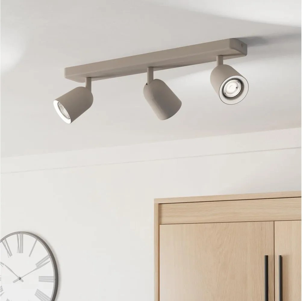 Eglo 902345 - Faretto CAMALDOLI 3xGU10/10W/230V beige