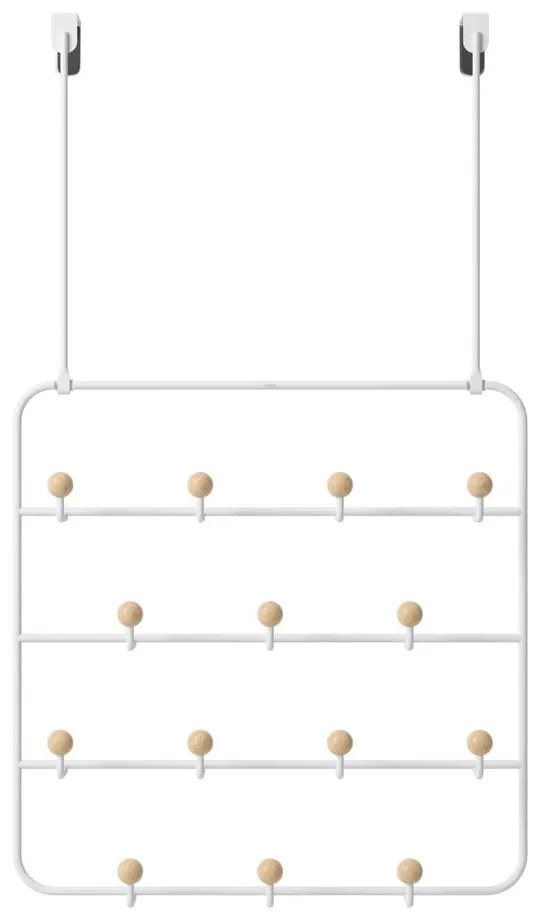 Appendiabiti in metallo bianco naturale 36 cm Estique - Umbra