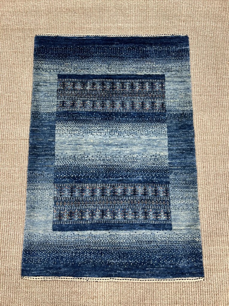 Loribaft Tappeto persiano 60 x 90 Blu (Iran) Annodato A Mano