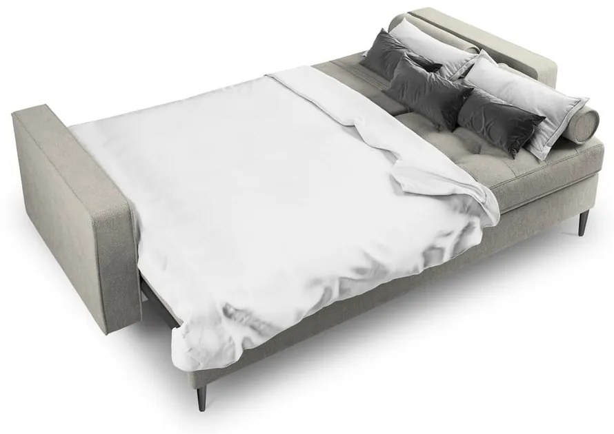 Divano letto grigio chiaro Santo - Milo Casa