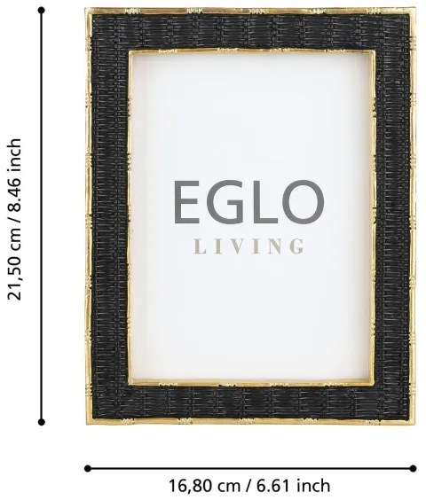 Eglo 423141 - Portafotografie ESASHI 13x18 cm nero/oro