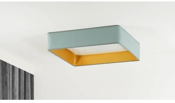 Brilagi-LED Plafoniera dimmerabile VELVET SQUARE LED/36W/230V Wi-Fi Tuya+telecomando verde menta