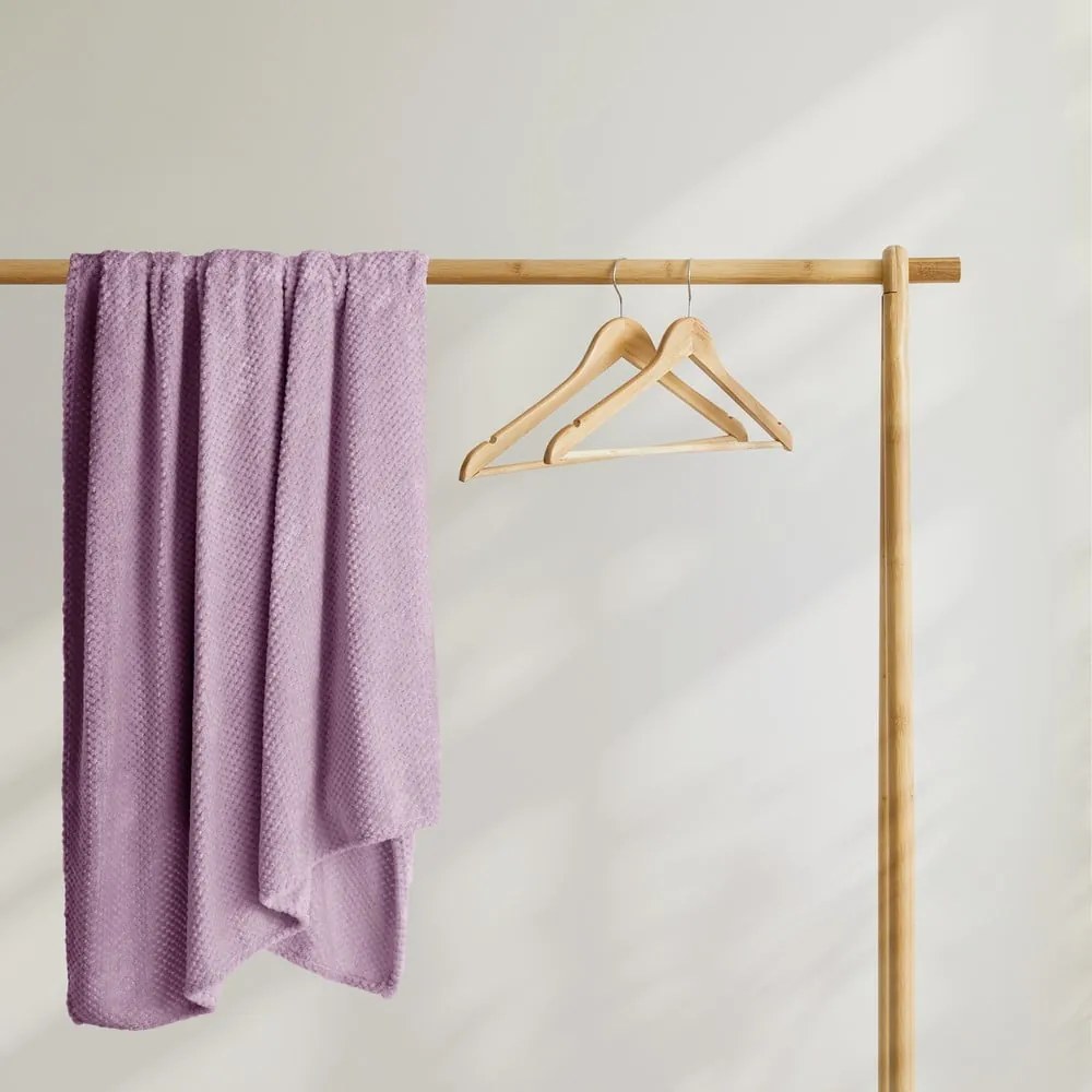 Coperta in microfibra viola lilla , 70 x 150 cm Henry - DecoKing