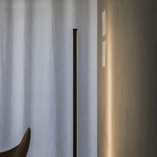 Ideal Lux - Lampada da terra dimmerabile YOKO LED/16W/230V CRI 90 nera