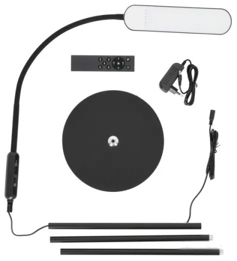 Lampada da terra dimmerabile a LED TEILO LED/10W/230V 3000/4000/6500K nero + +TC