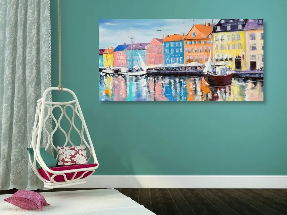 Quadro su tela – Dipinto a olio di Venezia