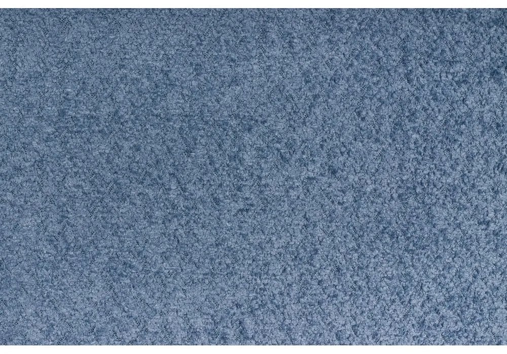 Letto matrimoniale imbottito blu con griglia 200x200 cm Tina - Ropez