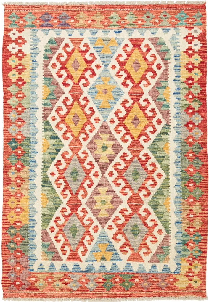 Kilim Tappeto 150x110 (Pakistan) Tessuto A Mano
