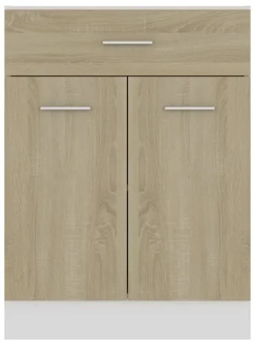 Armadio con Cassetto Rovere Sonoma 60x46x81,5 cm in Truciolato
