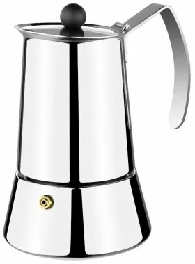 Cafettiera Italiana Monix M630004 Acciaio Argento 4 Tazze