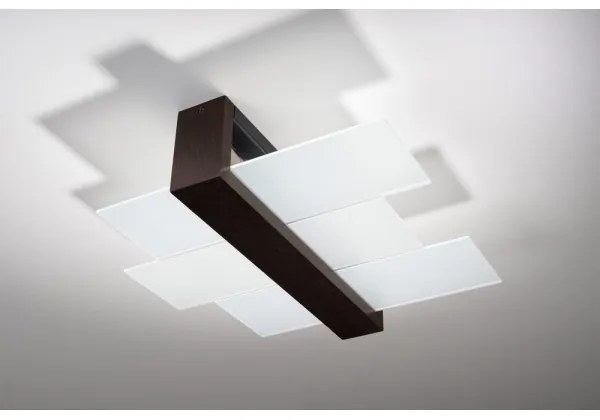 Sollux SL.0074 - Plafoniera FENIKS 2 2xE27/60W/230V wenge