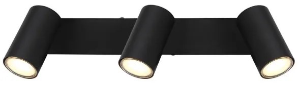 Globo 57911-3B - Faretto ROBBY 3xGU10/35W/230V nero