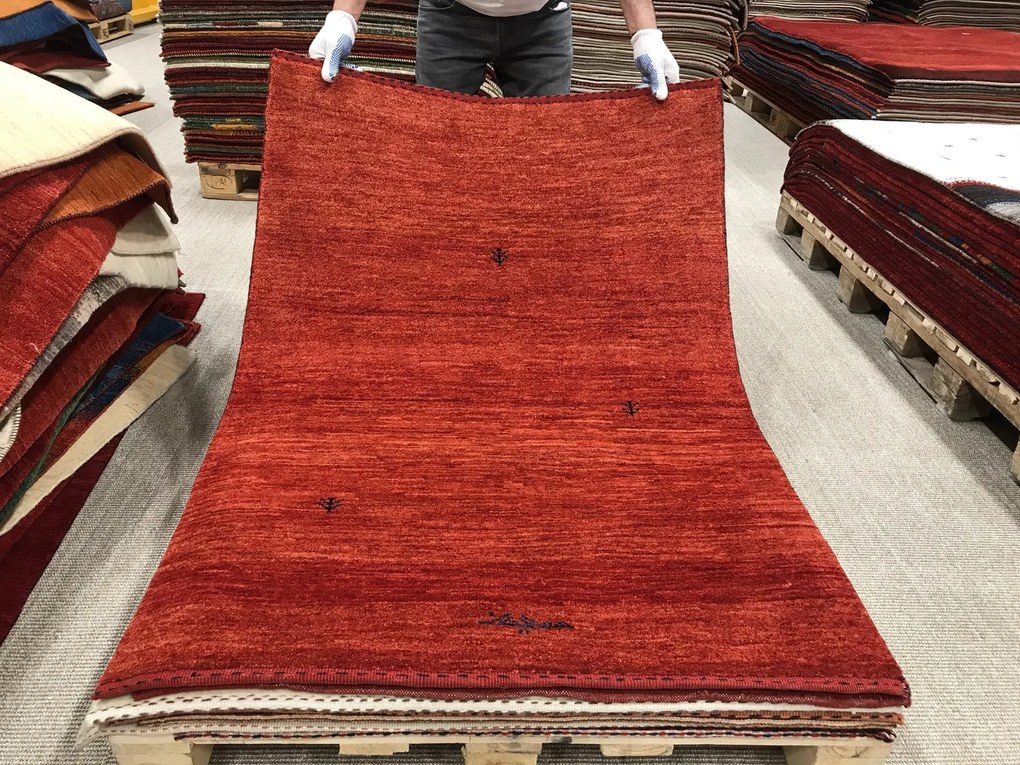 Gashguli Tappeto persiano 100x140 Rosso (Iran) Annodato A Mano