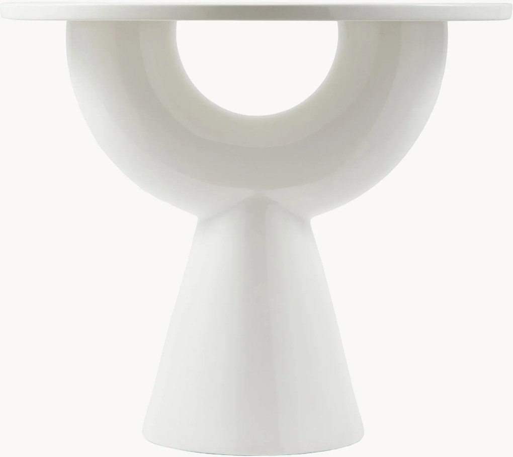 Tavolino rotondo in ceramica Anish