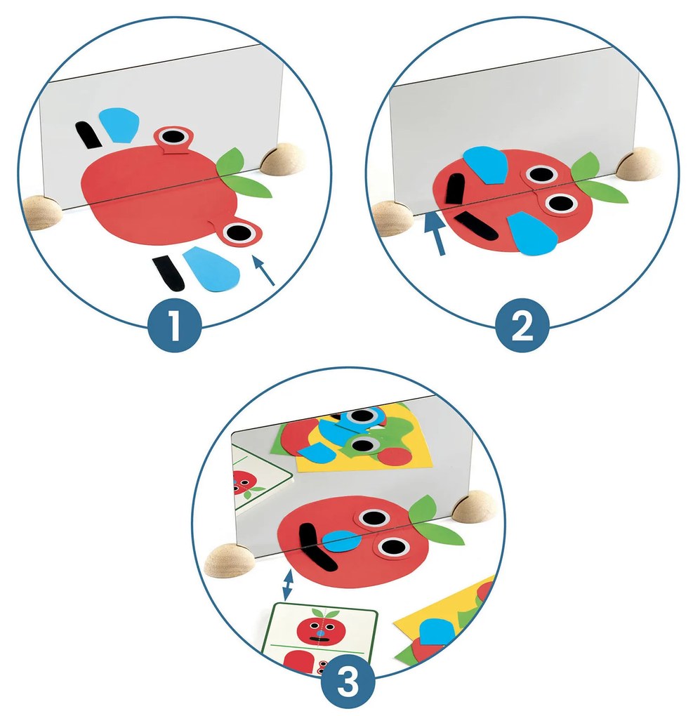 Ze Mirror - gioco con il riflesso - facce