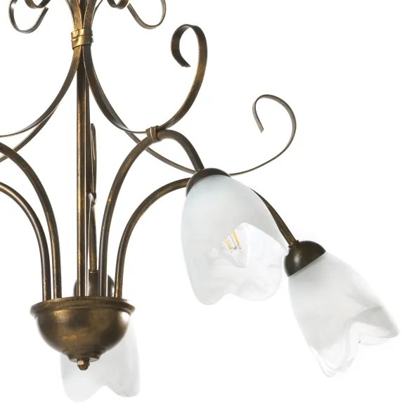 ONLI - Lampadario a sospensione con catena ODINO 5xE14/6W/230V