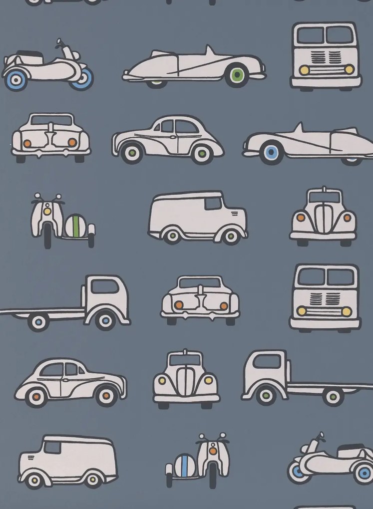 Little Greene Carta da parati Road Trip - Juniper Ash
