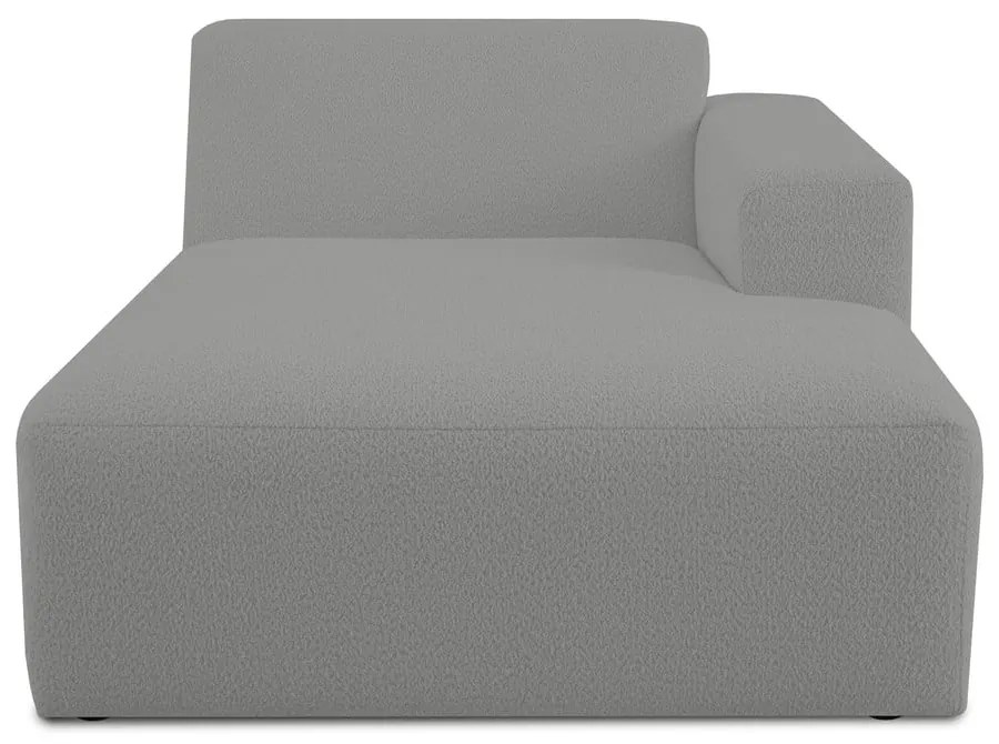 Modulo divano grigio in tessuto bouclé (angolo destro) Roxy - Scandic