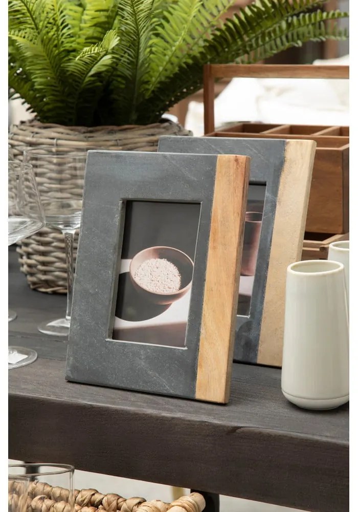 Cornice in pietra grigia 18x23 cm Kata - Premier Housewares