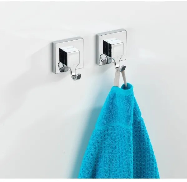 WENKO 22688100-Gancio VACUUM-LOC QUADRO ED 6x7 cm argento/cromo lucido