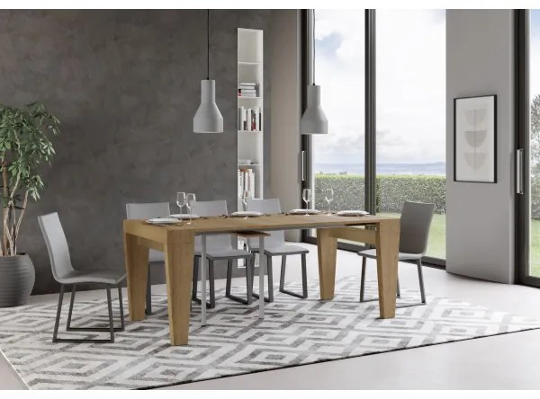 Consolle allungabile 90x40/196 cm SPIMBO SMALL Quercia Natura